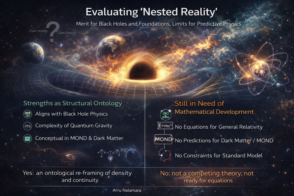 A Physicist's Honest Assessment: Where Nested Reality Has Merit